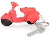 sleutelhanger Scooter 4 x 6,3 cm ABS rood