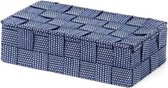 opbergmand Toronto 21 x 12 x 5,5 cm nylon blauw S