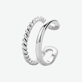 Nana dames earcuff zilver 3mm-11mm