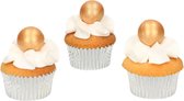 FunCakes - Chocoballetjes Parelmoer - Goud - Set/8