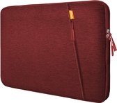 Selwo hoes voor 13,3 inch notebook iPad, laptoptas, beschermhoes, sleeve, compatibel met 13 inch MacBook Air, 13 inch MacBook Pro, 12.3 Surface Pro., rood 13,3 inch
