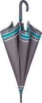 paraplu 102 cm automatisch dames grijs