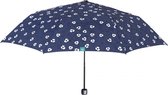 mini-paraplu Time dames 97 cm microfiber blauw