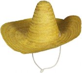 sombrero hoed 50 cm stro geel