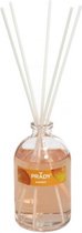 geurstokjes Mikado mango 100 ml glas oranje