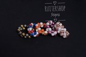 knot band met prachtige glitter parels 
- Goud/Zilver- Rood/Wit/Blauw- Rood/ Wit zilver - Roze/Wit parlemoer- Rose Goud/ Wit parlemoer 
- Dressuur - Wedstrijd - Pony - Paard -