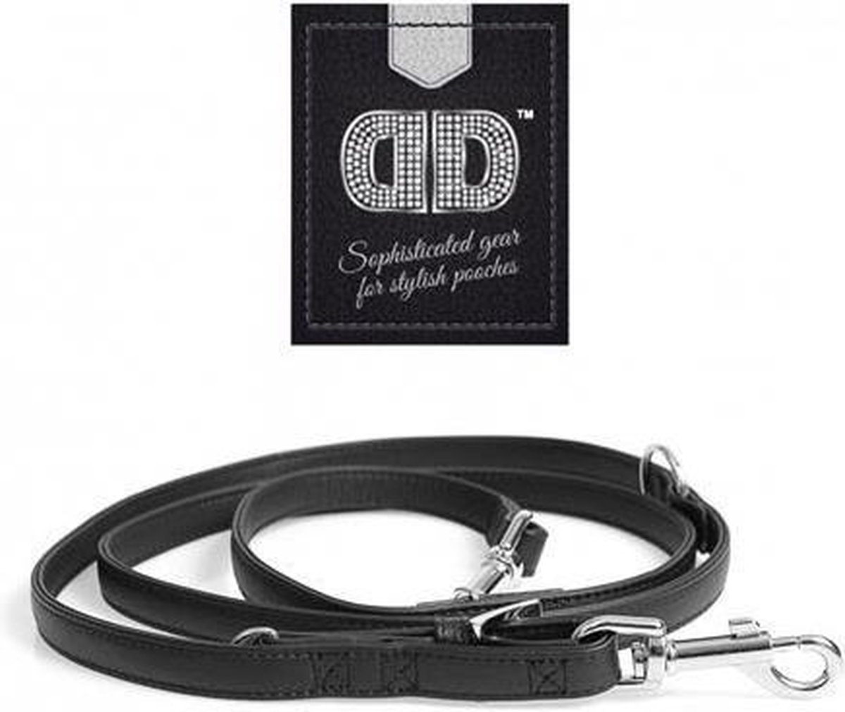Popular riem leer zwart 18mm 100-200cm