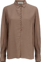 Camel print blouse Lohan - Modstrom