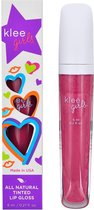 Klee Kids Girls all natural sparkle lip gloss- oogverblindend roze