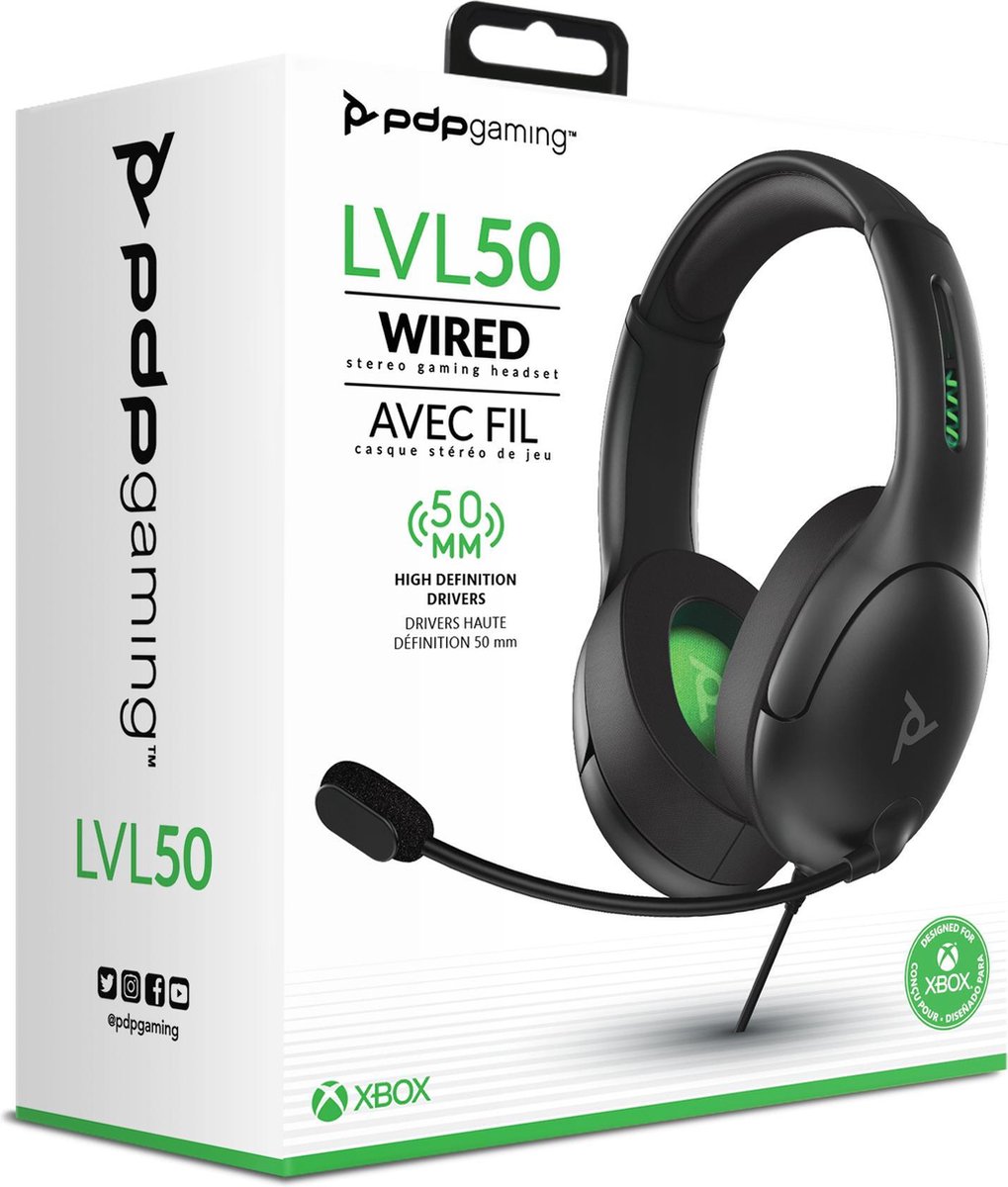 Pdp lvl50 wired stereo headset cheap