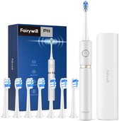 Fairywill P11 elektrische tandenborstel set met 8x borstelopzetstuk en travelcase