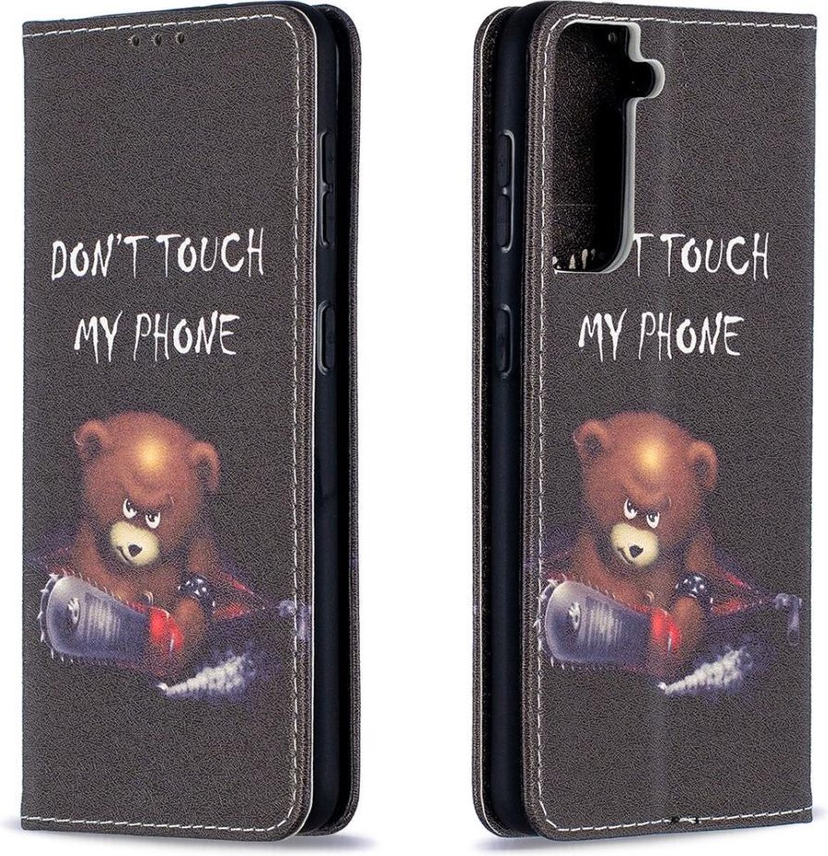 Leuk Samsung Galaxy S21 hoesje Don't touch my phone
