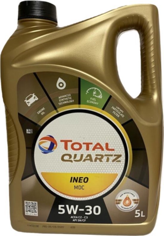 Total Quartz Ineo MDC 5w30 - Huile moteur - 5L | bol.com