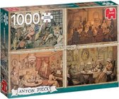 legpuzzel Anton Pieck: Living Room Entertainment 1000 stukjes