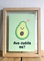 Rozeberryshop - Grappige Avocado Print - Quotes - Puns - A5 - Mini Poster - Muur Decoratie - Art Print - Zonder Lijst - Wanddecoratie - Keuken - Woonkamer Decoratie - Leuk Cadeau