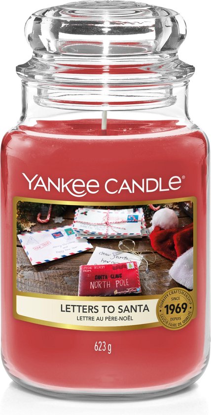 Yankee Candle Large Jar Geurkaars - Letters To Santa