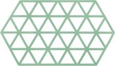 Krumble Pannenonderzetter / Pannenonderzetter hittebestendig / Pannenonderzetter siliconen / Pannenonderzetters - Hexagon Lang - Groen