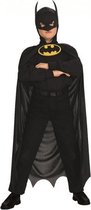 verkleedcape Batman jongens polyester zwart one-size