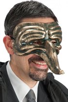 masker Venetiaans papier-mach√© goud one-size