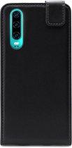 Huawei P30 Hoesje - Mobilize - Gelly Classic Serie - Kunstlederen Flipcase - Zwart - Hoesje Geschikt Voor Huawei P30