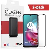 2-pack BMAX geschikt voor Motorola Moto G30 screenprotector van gehard glas - Beschermglas - Tempered Glass - Glasplaatje - Screenprotector - Full cover