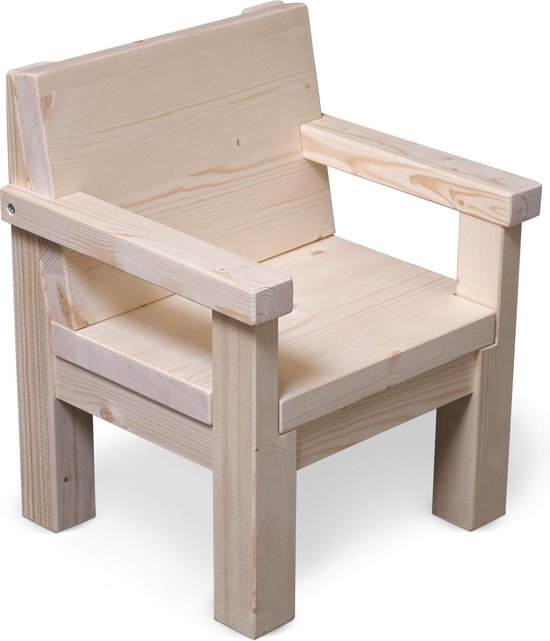 Geest Smeltend marketing Klein houten kinderstoeltjes 1-3 jaar | stoeltje peuter van massief hout |  bol.com