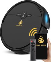 Clean Golden® Robotstofzuiger met Dweilfunctie – Draadloze Stofzuiger met Laadstation – Automatische Stofzuiger & Dweilrobot