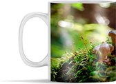 Mok - Close-up van een aantal paddenstoelen - 350 ml - Beker