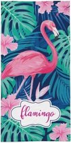 Flamingo strandlaken 70x140 cm