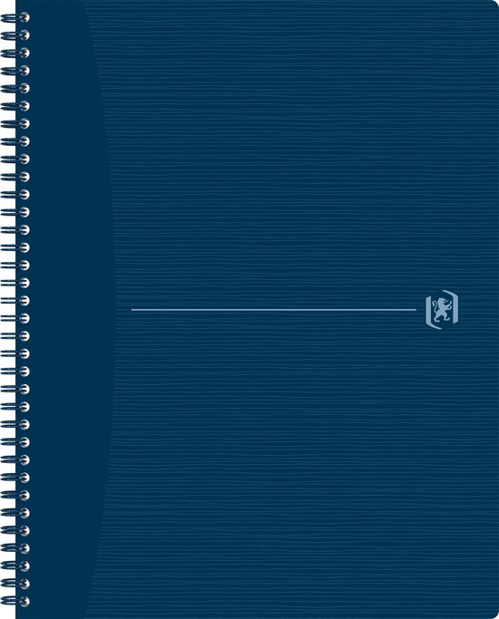 Oxford Origins - duurzaam notitieboek - A4+ - geruit - 5mm - 70 vel - blauw