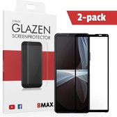 2-pack BMAX geschikt voor Sony Xperia 10 III Screenprotector - Full Cover gehard glas - Sony Xperia screenprotectors - Telefoonaccessoires - Telefonie & Accessoires - Beschermglas - Glas screenprotectors - Zwart