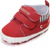 Baby Schoenen - Kinderschoenen - Eerste Wandelaars - Red - Maat 6-12M
