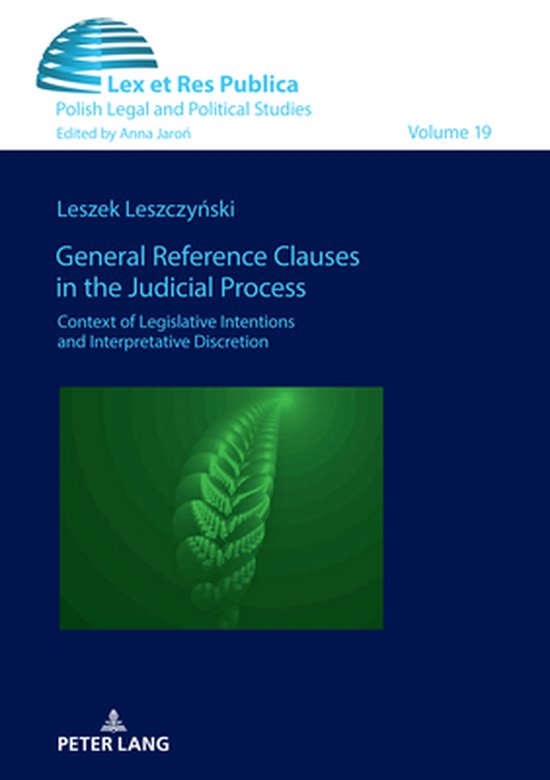Ius, Lex et Res Publica 19 - General Reference Clauses in th ... - cover