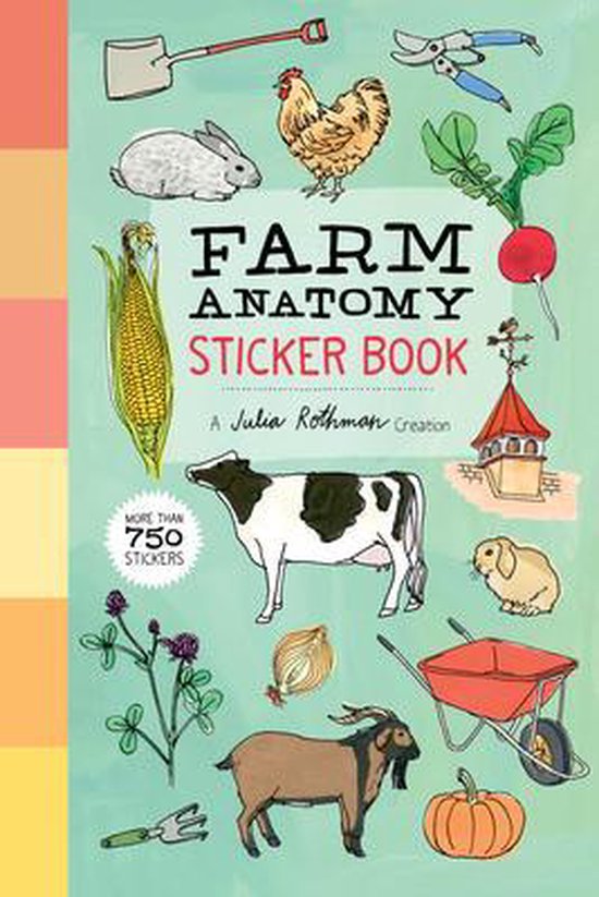 Farm Anatomy Sticker Book - cover