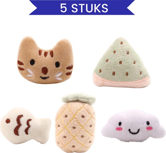 Kattenspeelgoed met kattenkruid, bekijk onze Top 20 van 2023 15 Neutrale Kattenspeeltjes Set van 5 Stuks - Kattenspeeltjes met Catnip - Kattenkruid - Kattenspeelgoed - Speelgoed voor Katten - Kattenspeeltjes