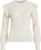 VILA VINEIRA L/S KNIT TOP Dames T-shirt - Maat S