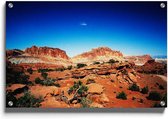 Walljar - Capitol Reef - Muurdecoratie - Plexiglas schilderij