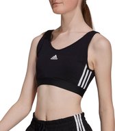 adidas adidas Essentials 3-Stripes  Sporttop - Maat S  - Vrouwen - zwart/wit