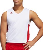 adidas adidas N3XT L3V3L  Sporttop - Maat M  - Mannen - wit/rood