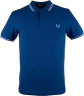 Fred Perry Fred Perry Twin Tipped Polo  Poloshirt - Mannen - blauw