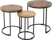 Plantenwinkel Plantentafel Everyday Trio Set Sidetable Straight 29–38–47 cm salontafels rond