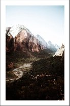 Walljar - Zion National Park - Muurdecoratie - Poster