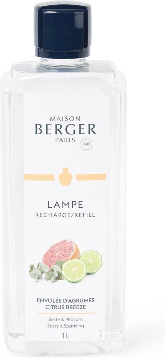 Parfum Lampe Berger Envolée d'Agrumes 1L - MAISON BERGER PARIS
