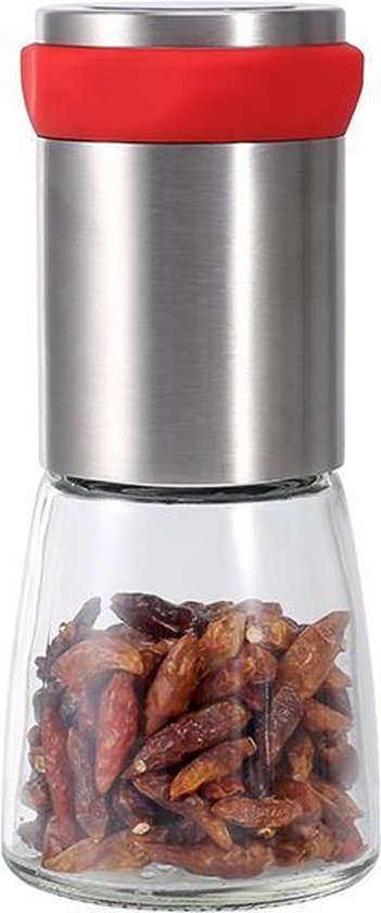 Moulin à Piments GEFU X-PLOSION - Acier Inoxydable 15cm - Mécanisme De Coupe Laser Diamant