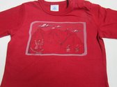 petit bateau , jongens, t-shirt lange mouw , rood , 18 maand 81