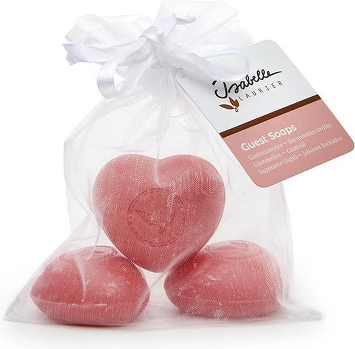 Goedkoopste Isabelle Laurier Zeephartjes 75 Gram Soft Musk Rood