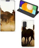 Bookcase Geschikt voor Samsung Galaxy A03s Smart Cover Cowboy