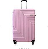 Handbagage Koffer Royalty Rolls BabyPink - HSM Plus