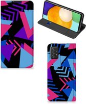 Stand Case Samsung Galaxy A03s Telefoonhoesje Funky Triangle