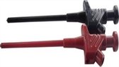 Hirschmann - KLEPS 30 - Testklem set Zwart & Rood